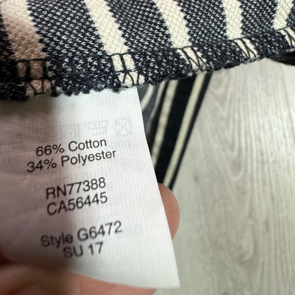 Madewell Mimi Stripe Off the Shoulder Minidress, Black and White Stripe, Size S - Picture 5 of 8